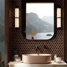 Timeless Architectural Design: The Hexagon Crème Caramel is created by Dutch architect Osiris Hertman, this hexagon mosaic is inspired by the natural efficiency and beauty of beehive geometry, reflecting harmony and balance.